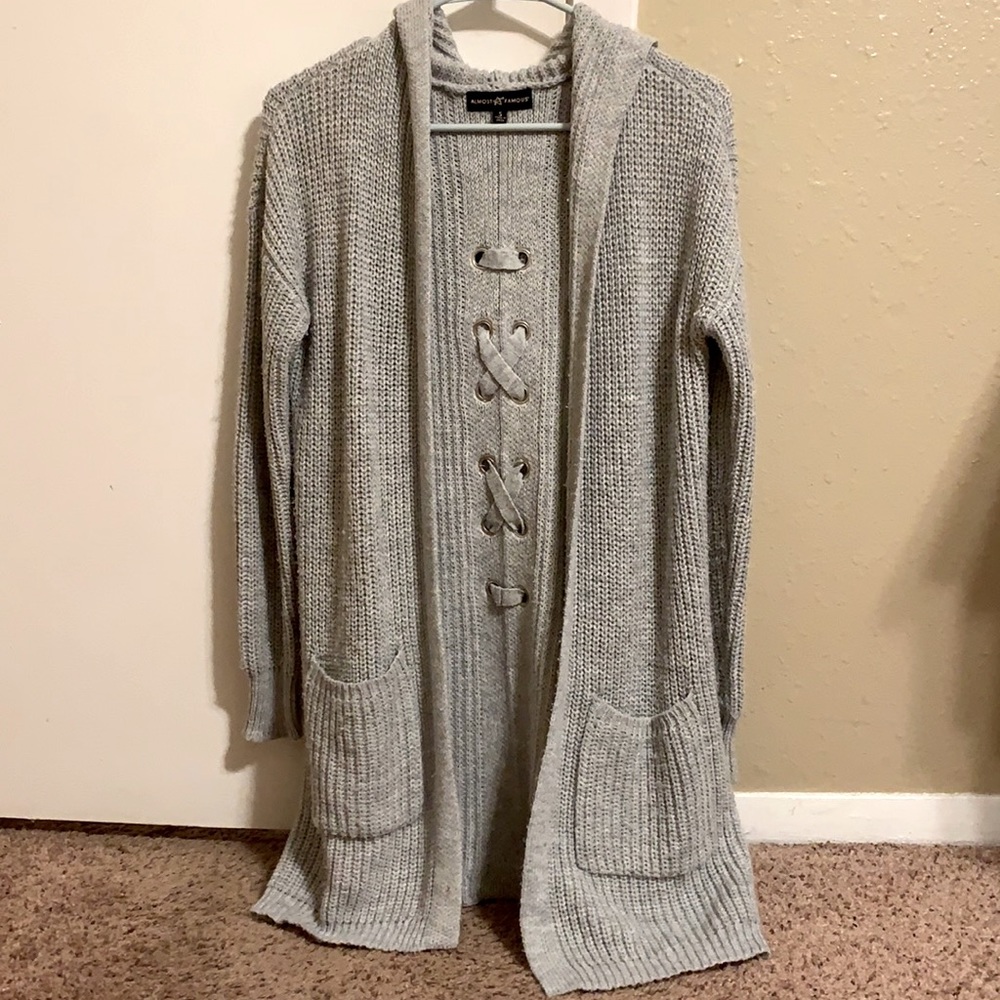 Super comfy grey sweater!